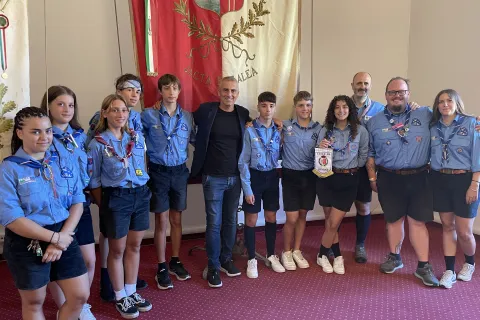 scout ricevuti in residenza