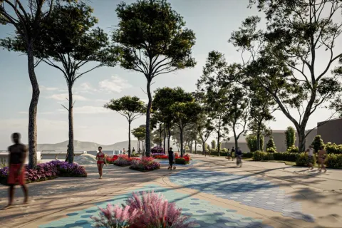 rendering tratto 6 parco del mare