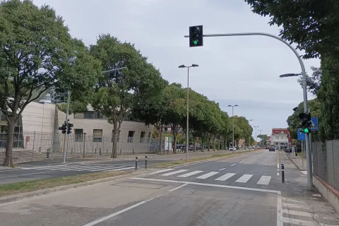 Nuovo attraversamento pedonale in via Carlo Alberto dalla Chiesa