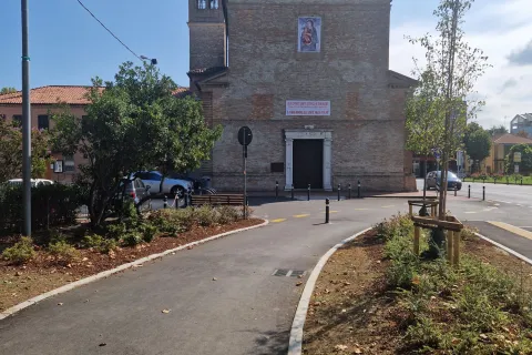 ciclabile via flaminia