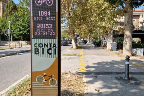 ciclabile via flaminia