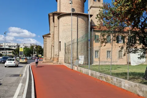 ciclabile via flaminia