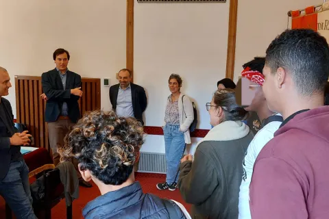 Il sindaco riceve gli studenti Enaip Zavatta #2