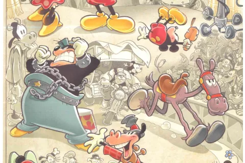 topolino presenta la strada