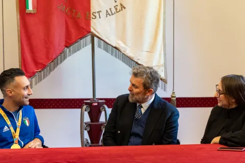 campione europeo di karate Manuel Cunti