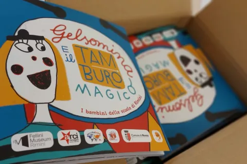 Libro Fellini "Gelsomina e il tamburo magico"