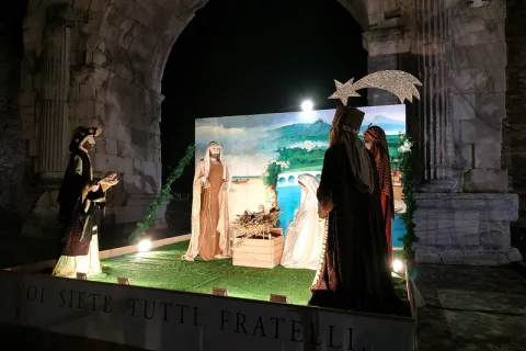 Rimini Natale 2023 -presepe centro zavatta