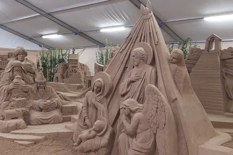 presepe di sabbia 