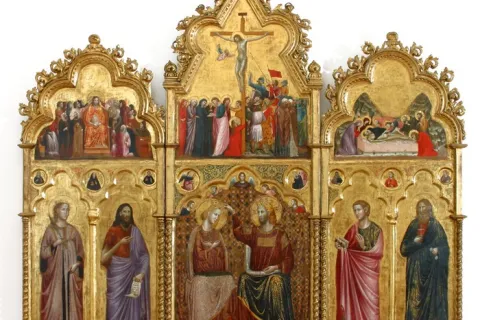 Giuliano da Rimini, Trittico dell'incoronazione, ca. 1320