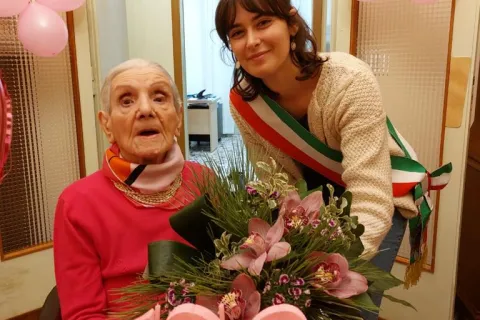 Alda Maggi festeggia il secolo di vita