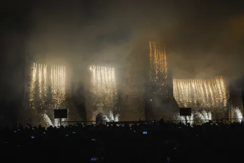 incendio al castello