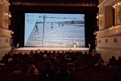 Al Teatro Galli la celebrazione dei 60 anni dell'Attività di Educazione alla Memoria