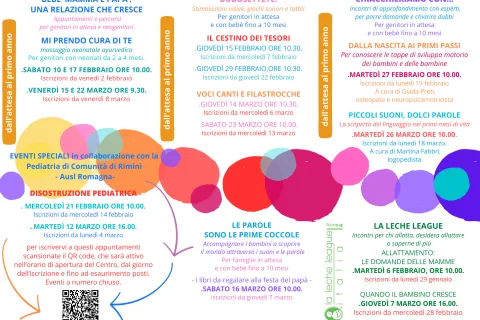 Programmazione del Centro per le Famiglie Febbraio-Marzo 2024