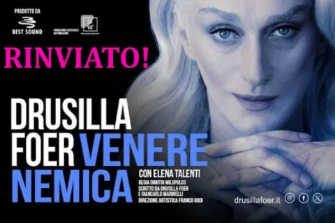 Locandina evento rinviato