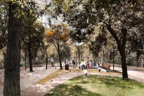 riqualificazione del parco Ausa