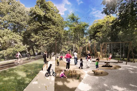 riqualificazione del parco Ausa