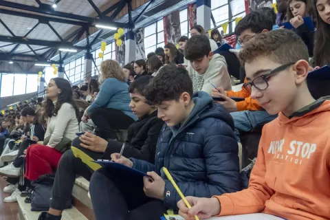 “Dictée du Tour” al palasport Flaminio