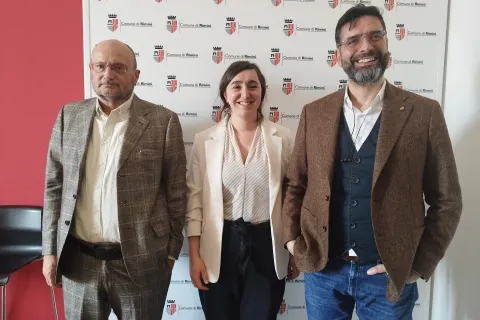 Conferenza stampa Gente di Rimini con Fabio Mazzotti, Sara Branchini e Kristian Gianfreda