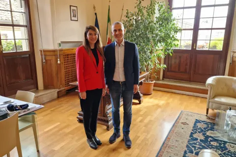 Laura Nicoleta Nasta, Console Generale della Romania con il Sindaco di Rimini