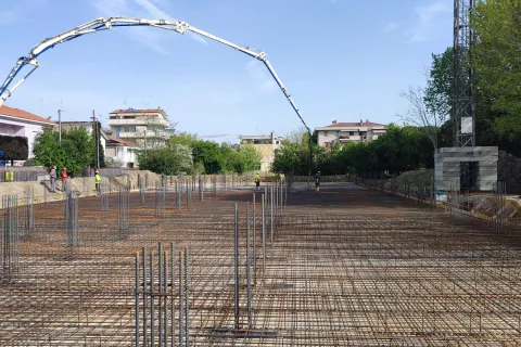 realizzazione delle fondazioni del nido d’infanzia Girotondo in via Codazzi