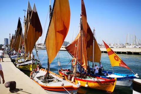 barche al porto di rimini