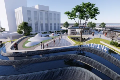 Rendering Piazza Marvelli