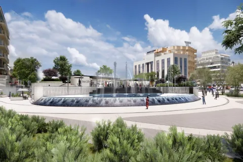 Rendering Piazza Marvelli