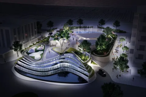 Rendering Piazza Marvelli