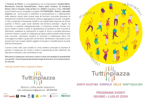 Programma “Tuttinpiazza” estate 2024