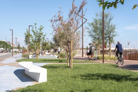 Nuovo Parco del Mare a Bellariva, da Piazzale Gondar a Via Siracusa