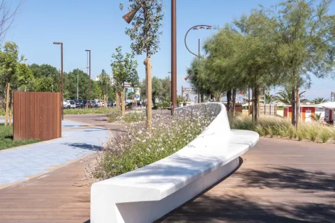 Nuovo Parco del Mare a Bellariva, da Piazzale Gondar a Via Siracusa