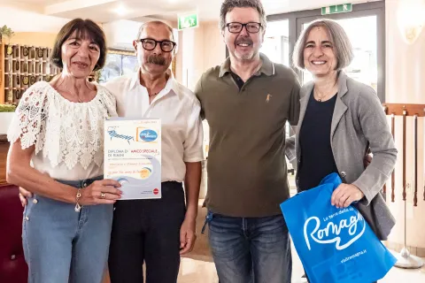 turisti fedeli all'hotel christian