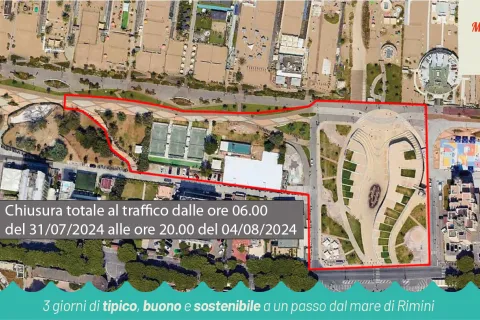 Area Piazzale Kennedy vietata a tutti i tipi di traffico veicolare