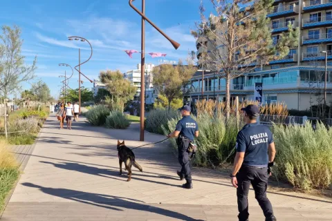 unità cinofila operativa a marina centro