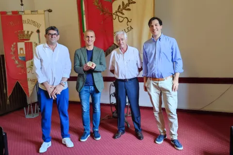 Delegazione della città gemellata di Saint-Maur-des-Fossés a Rimini nella storica giornata del Tour