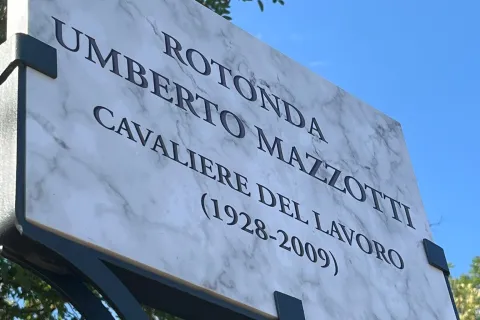 San VIto intitolazione della rotonda dedicata a Umberto Mazzotti