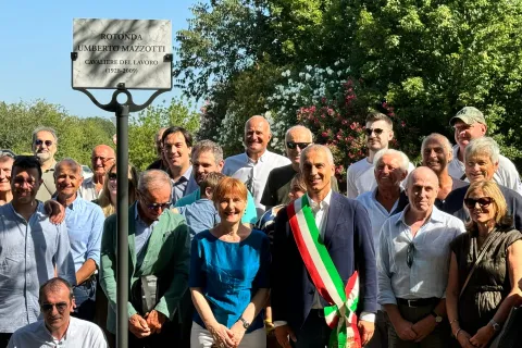 San VIto intitolazione della rotonda dedicata a Umberto Mazzotti