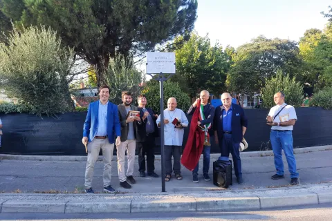 La rotonda ai Padulli intitolata al Santo Domenico