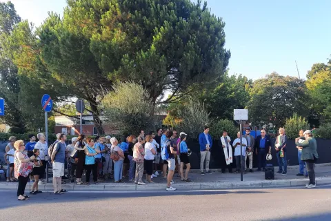 La rotonda ai Padulli intitolata al Santo Domenico