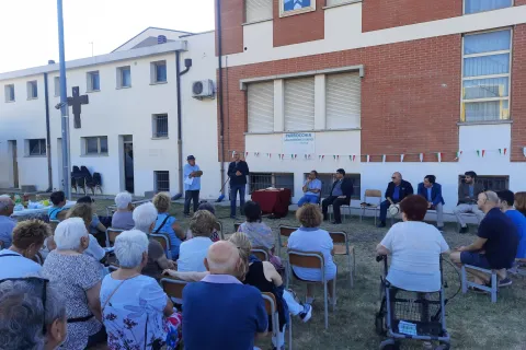 La rotonda ai Padulli intitolata al Santo Domenico