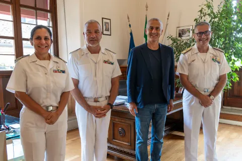 jamil sadegholvaad, sergio liardo, giorgia capozzella e cosimo nicastro