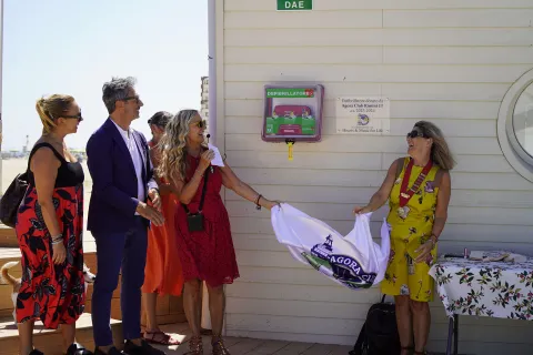 Defibrillatore alla casa dei matrimoni