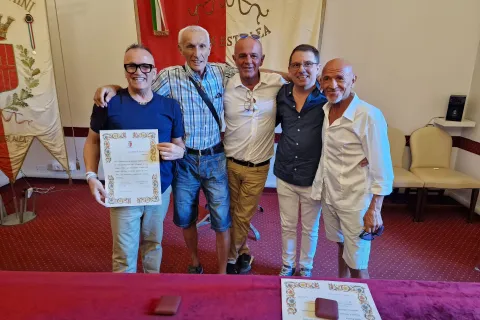premiati dal comune i fratelli stecca