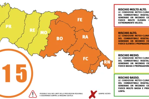 Allarme incendi boschivi