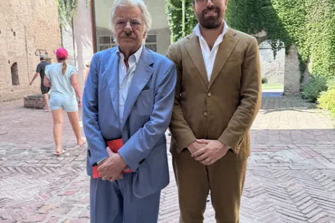 Giancarlo Giannini in visita al Fellini Museum tra ricordi e aneddoti 