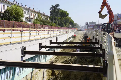 Sottopasso Via Euterpe - Via della Repubblica