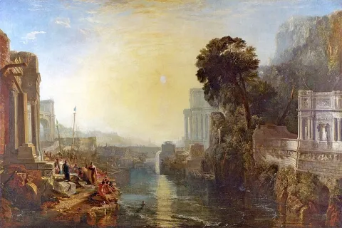 william turner, didone costruisce cartagine