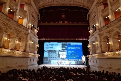 celebrazione 80esimo liberazione rimini