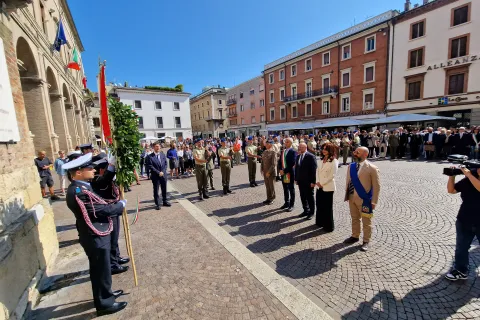 celebrazione 80esimo liberazione rimini