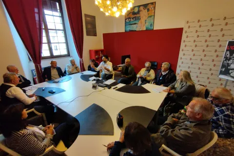 Incontro a Palazzo Garampi con il sindaco Sadegholvaad e l’assessore Gianfreda